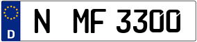 Truck License Plate